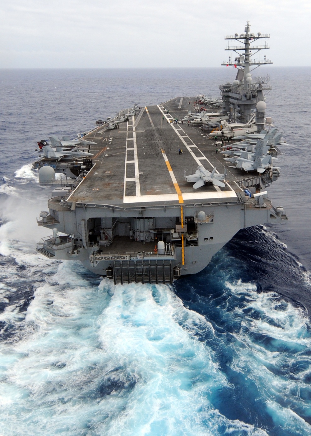 USS Nimitz at sea