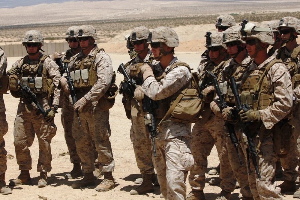 Repetition is the best teacher: Marines learn counter IED tactics.
