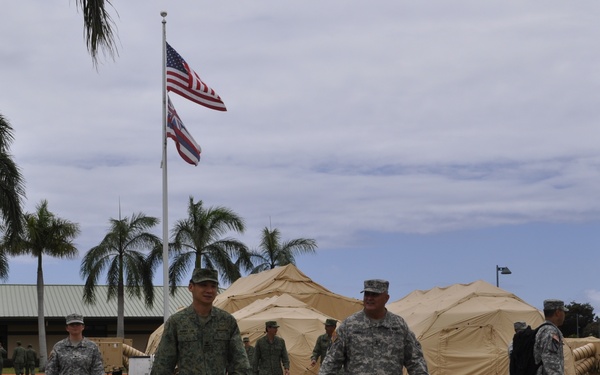 Generals visit National Guard Exercise Tiger Balm 2012