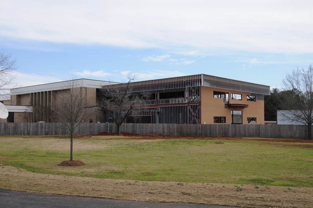 On-going construction on the Muir S. Fairchild Research and Information Center