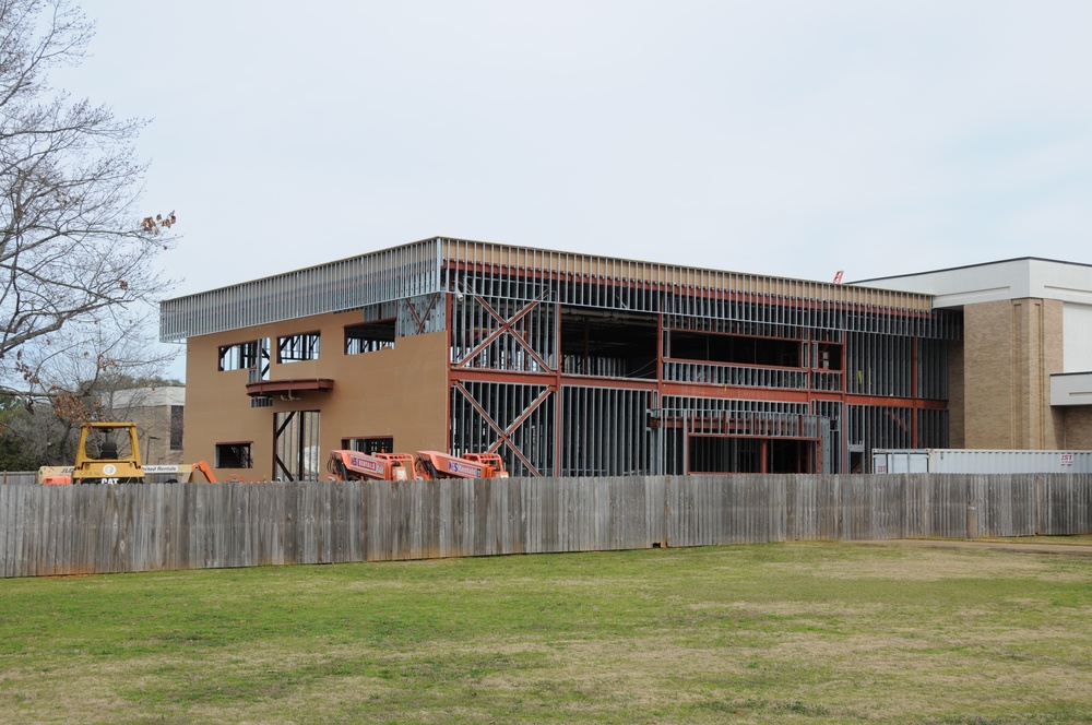 On-going construction on the Muir S. Fairchild Research and Information Center
