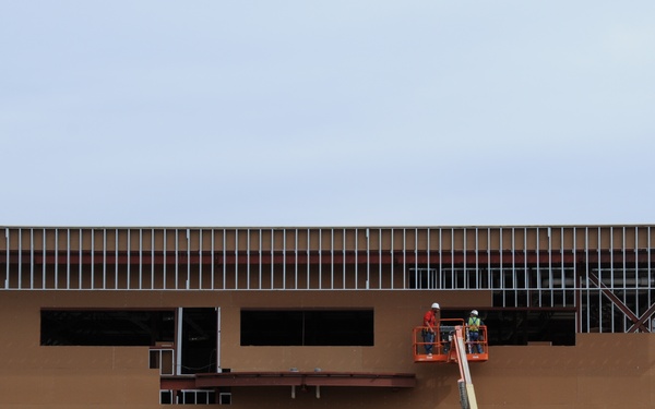On-going construction on the Muir S. Fairchild Research and Information Center