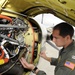 NAF Misawa crew members conduct pre-flight inspection on UC-12F Huron