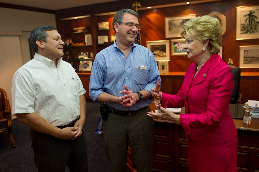 Deputy Secretary of Defense visits Guam