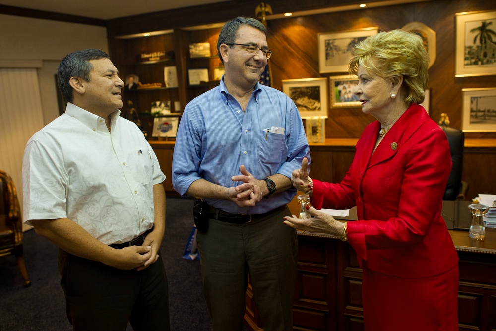 Deputy Secretary of Defense visits Guam