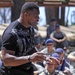 Herschel Walker visit with USAFA Class of 2016 Basic Cadet Training