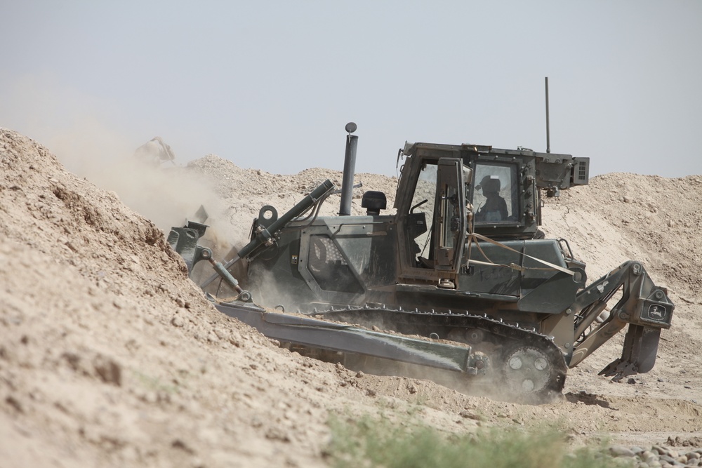 Combat engineers conduct expansion operation, increase patrol base size, capabilities