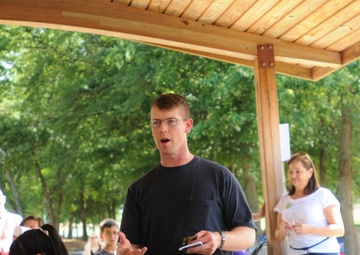 Local Reservists Speaks with His Deployed Soldiers' Families