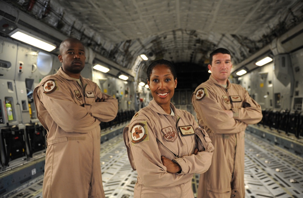 Standing inside a C-17 Globemaster III