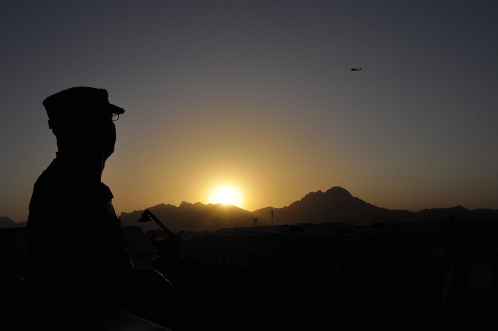 Black Hawk over western Afghanistan
