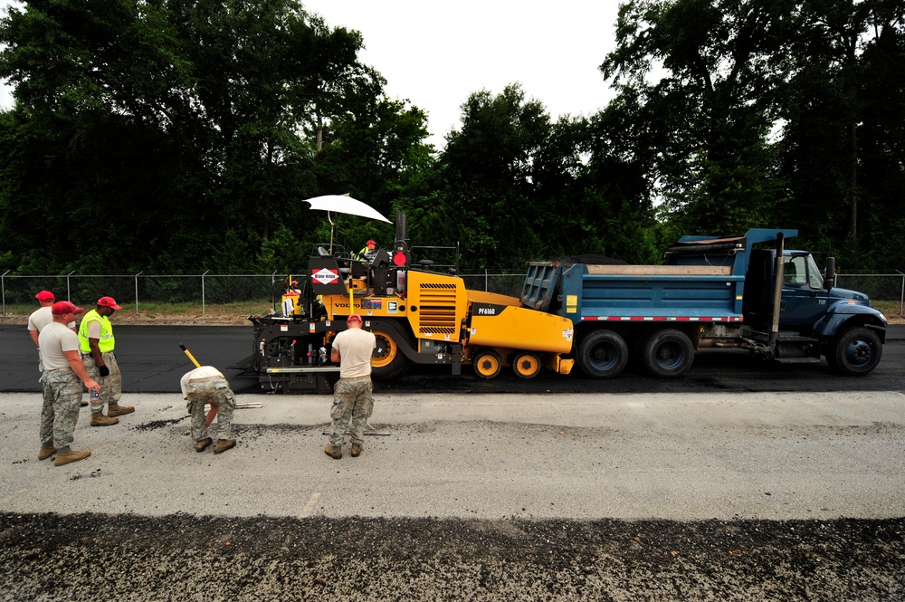 823rd RED HORSE airmen pave through Shaw