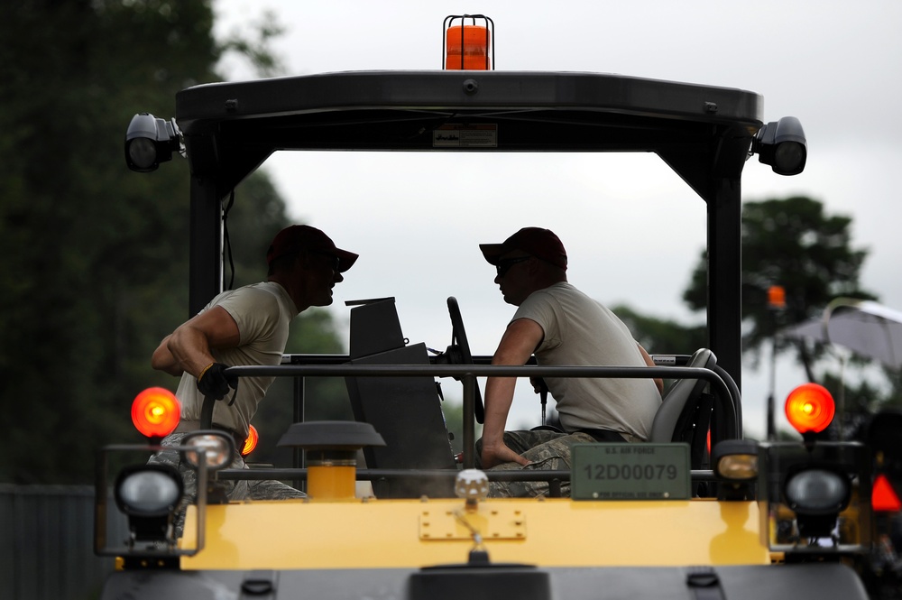 823rd RED HORSE airmen pave through Shaw