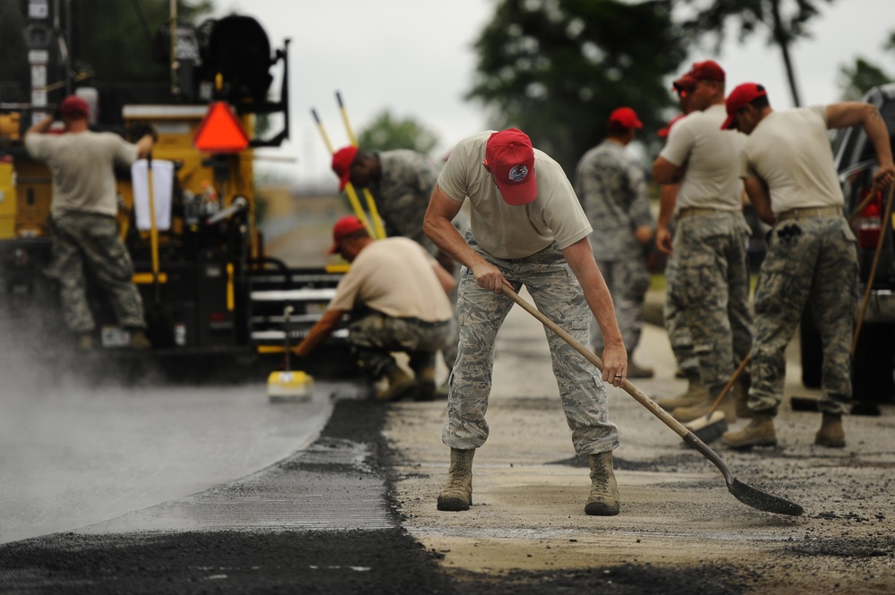 823rd RED HORSE airmen pave through Shaw