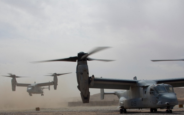 CMC and SMMC visit 1/7 Marines on FOB Jackson