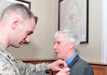 Amb. Crocker earns title of Honorary Marine