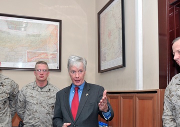 Amb. Crocker earns title of Honorary Marine