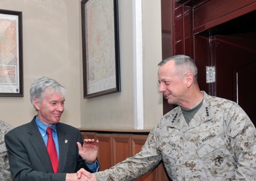 Amb. Crocker earns title of Honorary Marine