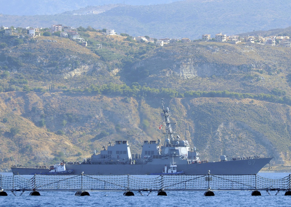 USS Cole visits Greece