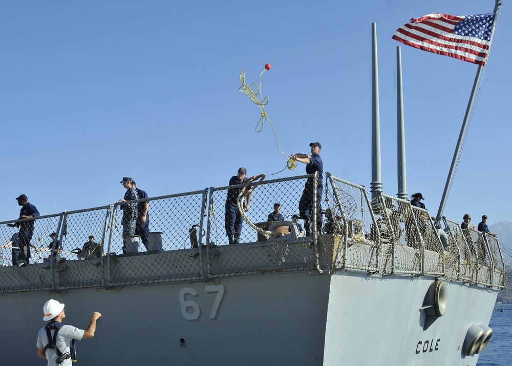 USS Cole visits Greece