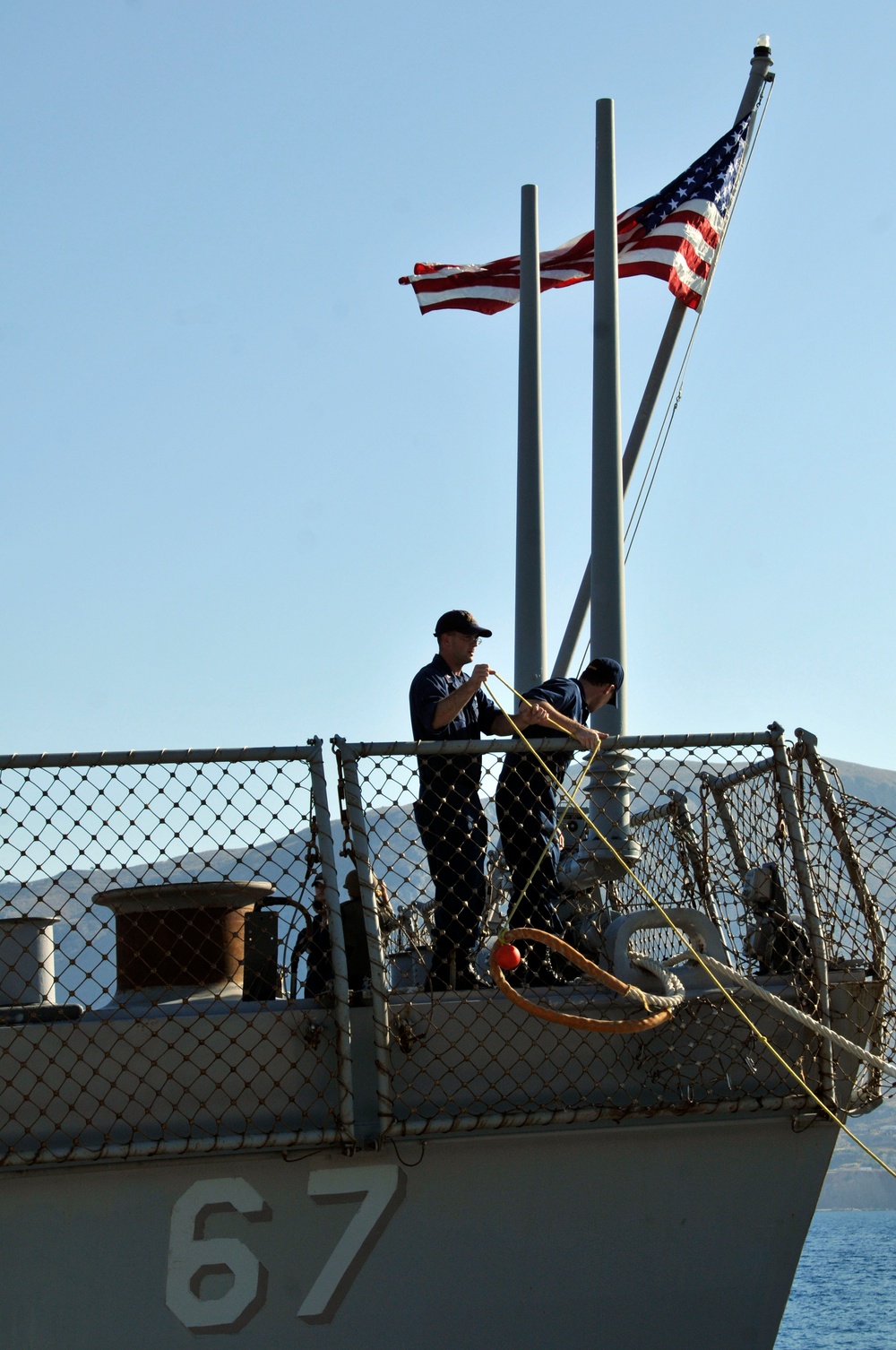 USS Cole visits Greece