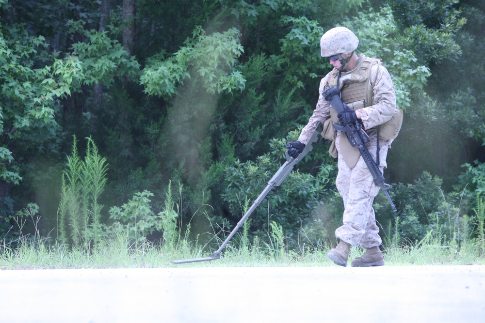 CLB-8 endures IED course
