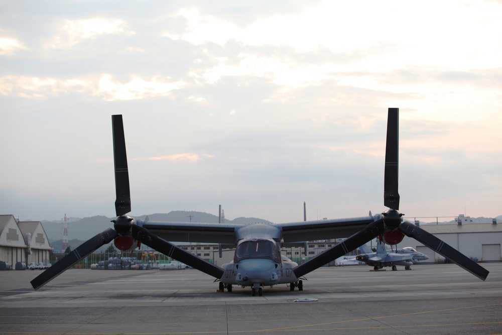 MV-22 Ospreys arrive in Iwakuni