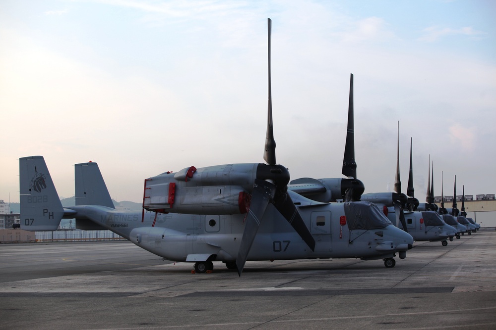 MV-22 Ospreys arrive in Iwakuni