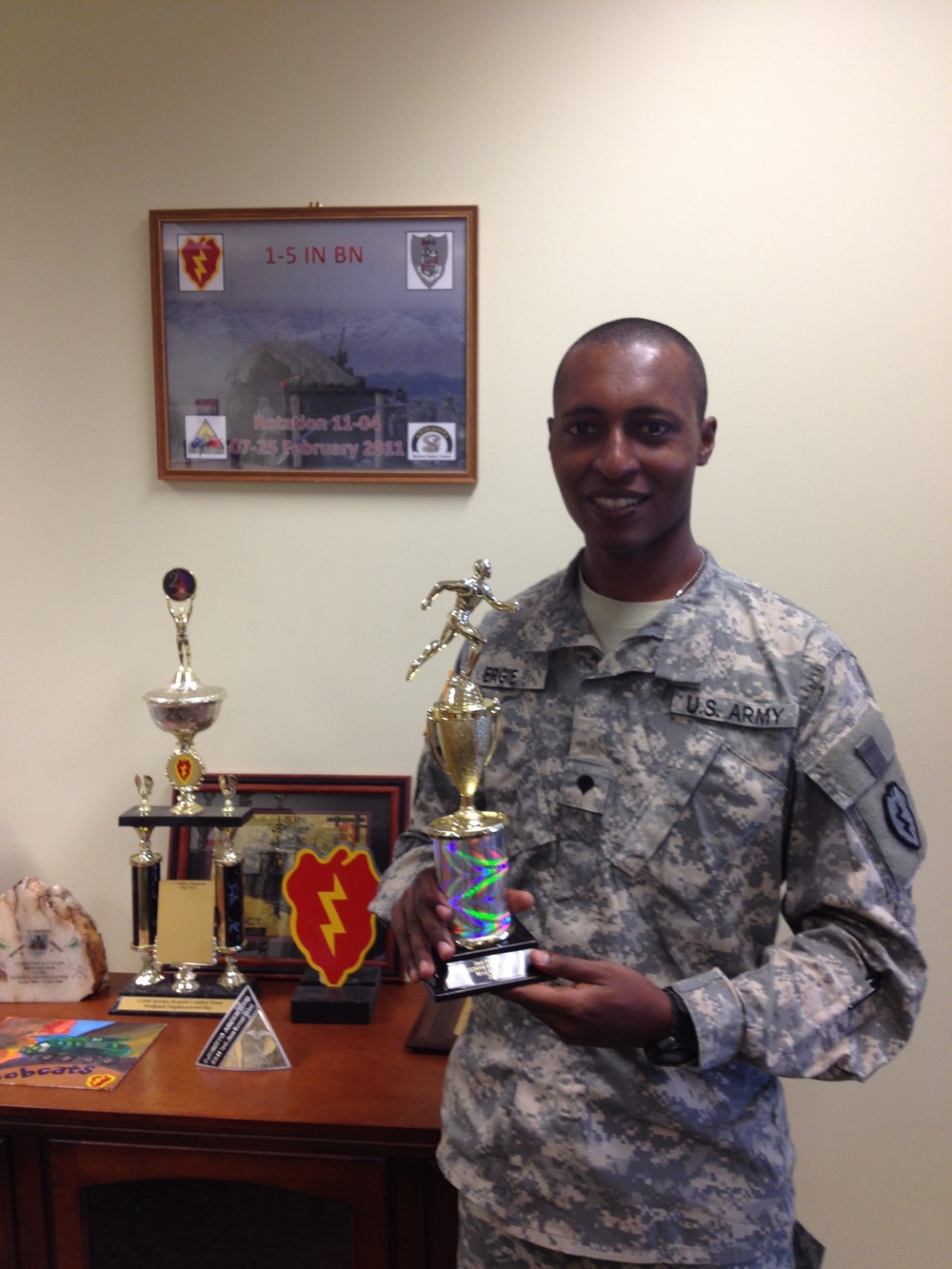 Medic runner inspires soldiers
