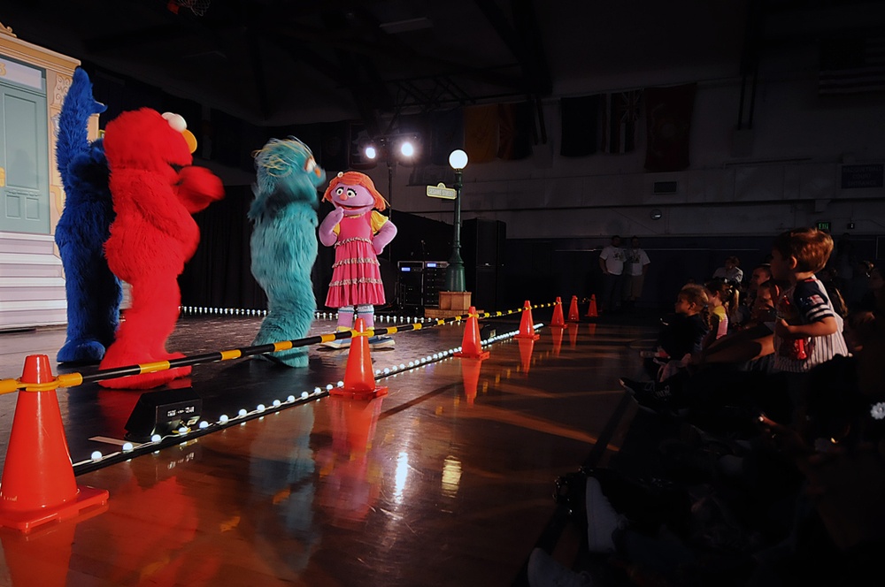 Sesame Street performance at Naval Air Station Whidbey Island