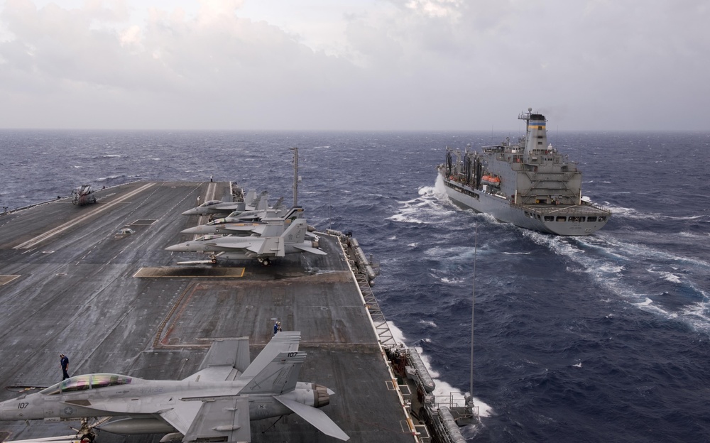 USS Harry S. Truman replenishment at sea