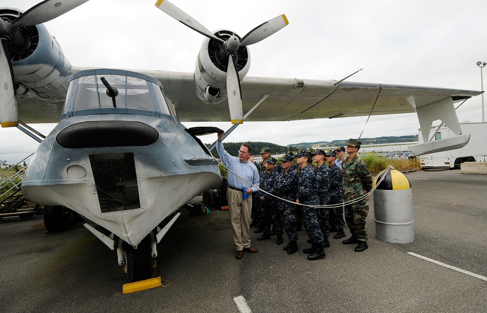 Sea Cadets take guided tour at NAS Whidbey Island