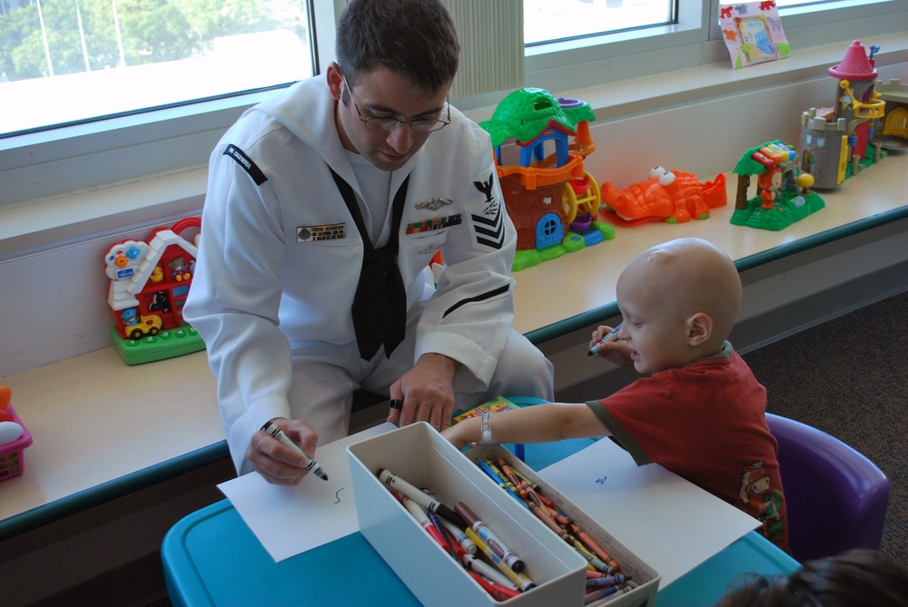 USS California sailors volunteer Sacremento Navy Week