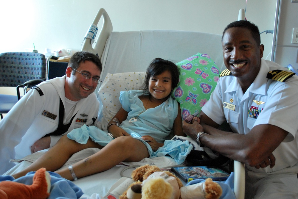 USS California sailors volunteer Sacremento Navy Week