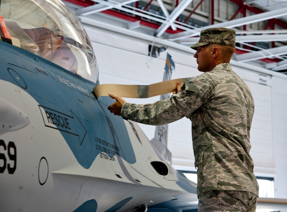 Air Force Warfare Center Change of Command