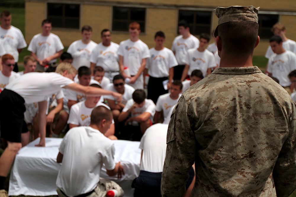 Marines take charge at Boys State New York