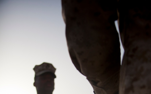 Evening Colors Ceremony on FOB Jackson for the victims of the Aurora, Colorado theatre massacre