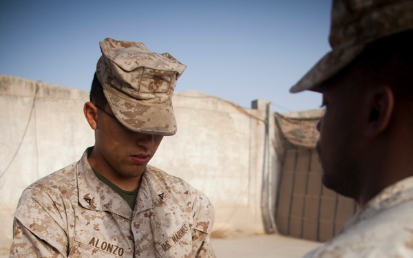 Evening Colors Ceremony on FOB Jackson for the victims of the Aurora, Colorado theatre massacre