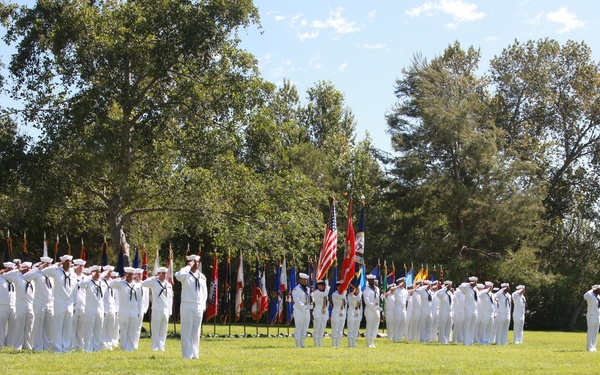 1st Dental Battalion conducts change of command and retirement ceremony