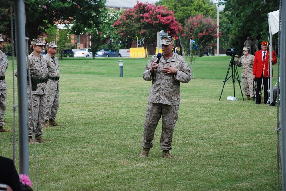 Hejlik closes out extensive military career; remains true to Marine core values