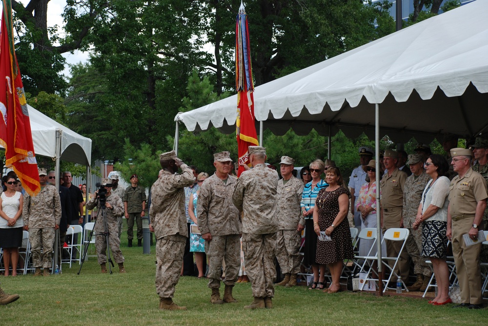 Hejlik closes out extensive military career; remains true to Marine core values