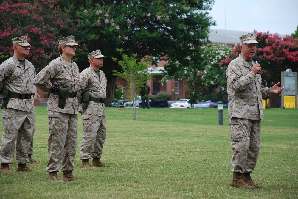 Hejlik closes out extensive military career; remains true to Marine core values