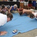 Young individuals participate in Air National Guard’s “Rise to the Challenge” display
