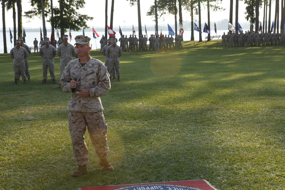 Logistics Operations School change of command