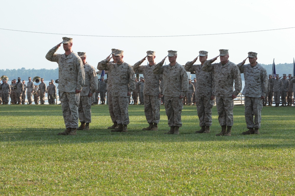 Logistics Operations School change of command