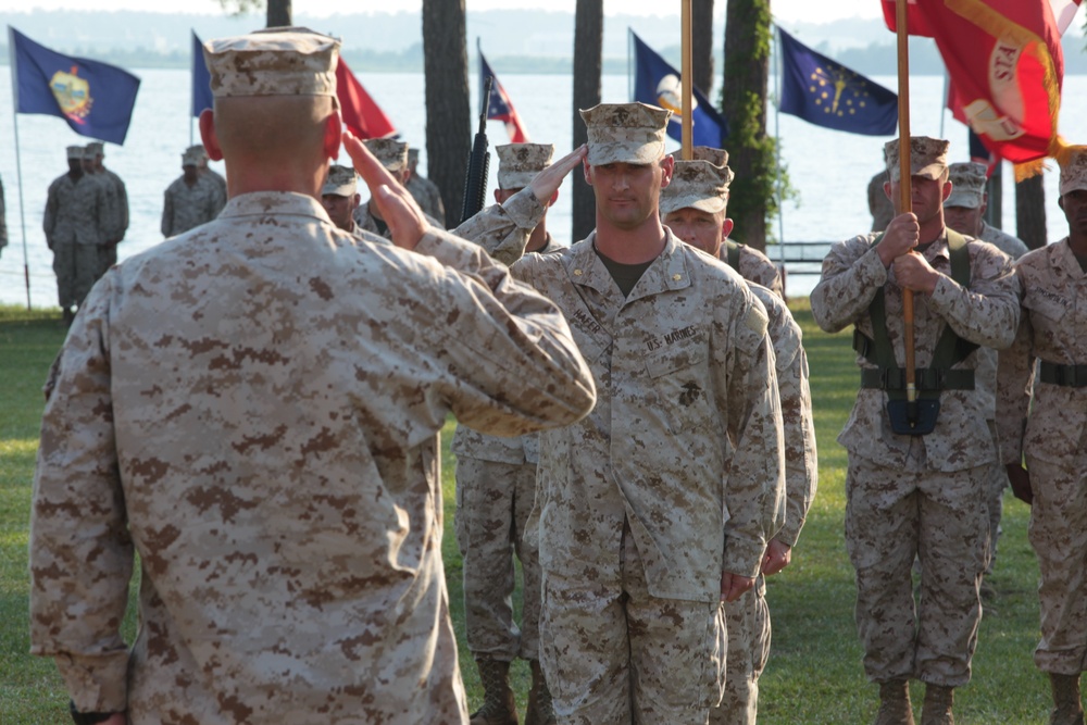 Logistics Operations School change of command