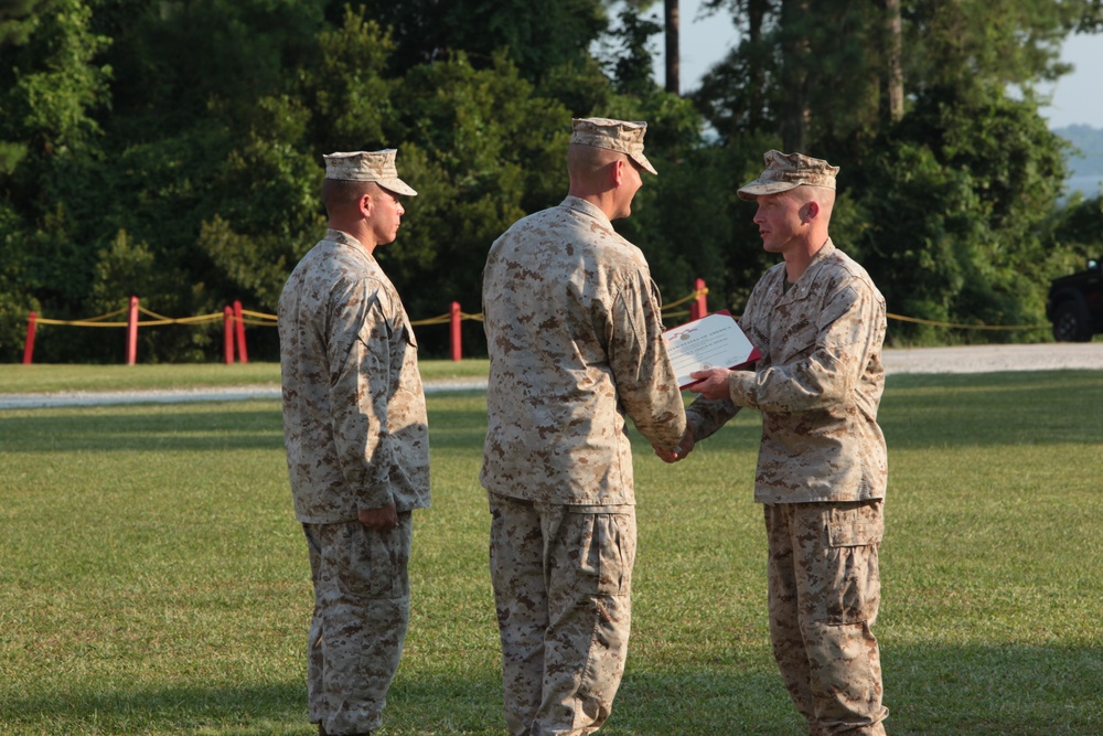 Logistics Operations School change of command