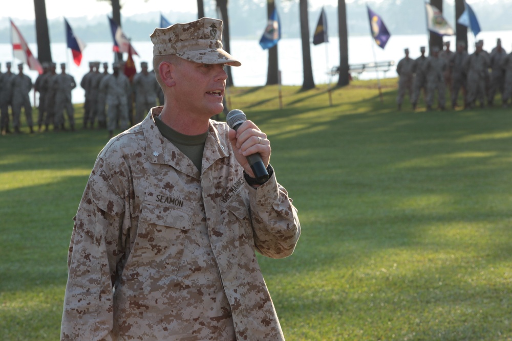 Logistics Operations School change of command