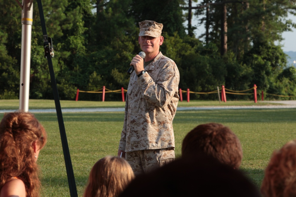 Logistics Operations School change of command