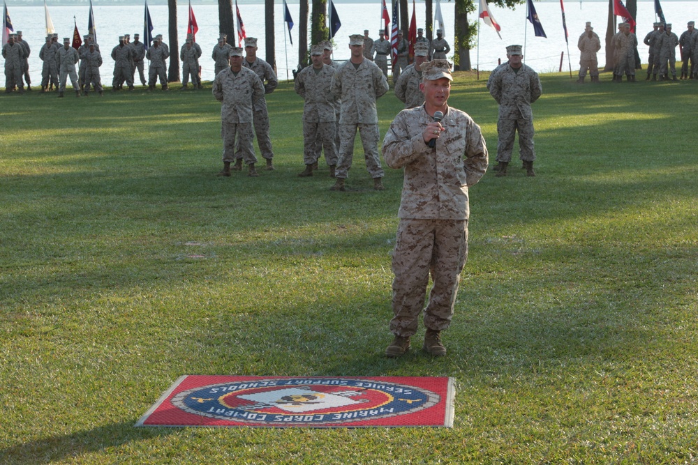 Logistics Operations School change of command