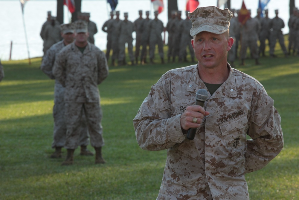 Logistics Operations School change of command